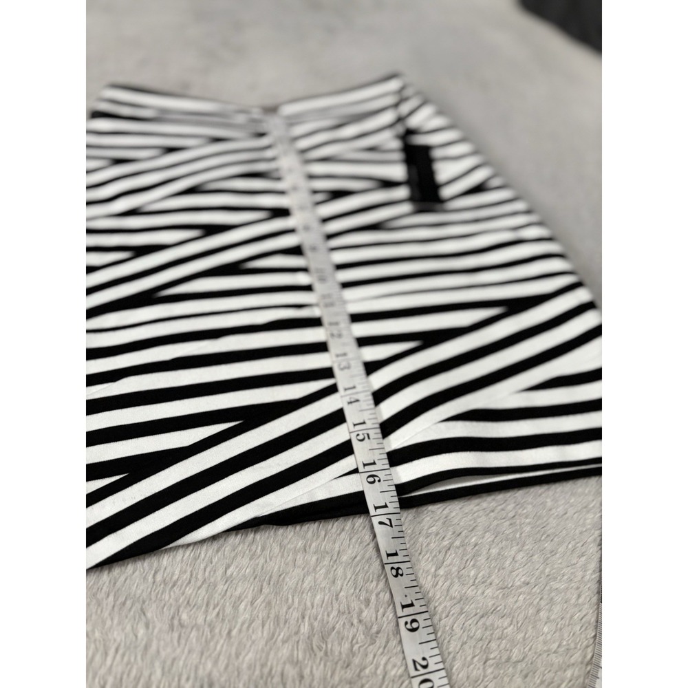 New‎ Express High Waist Black White Stripe Pencil Skirt Casual Business Size 00 - Picture 6 of 8